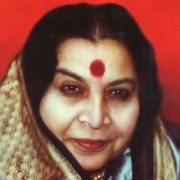 Shri Mataji - crop of image from book cover